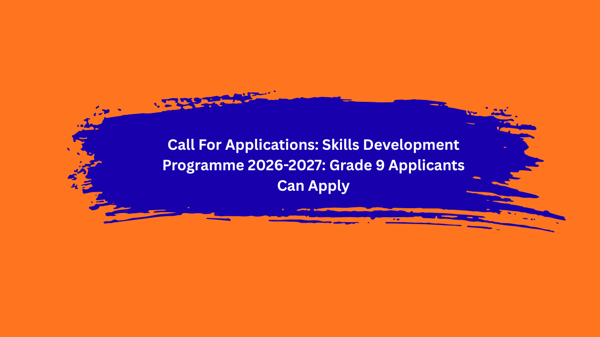 Skills Development Programme 2026-2027