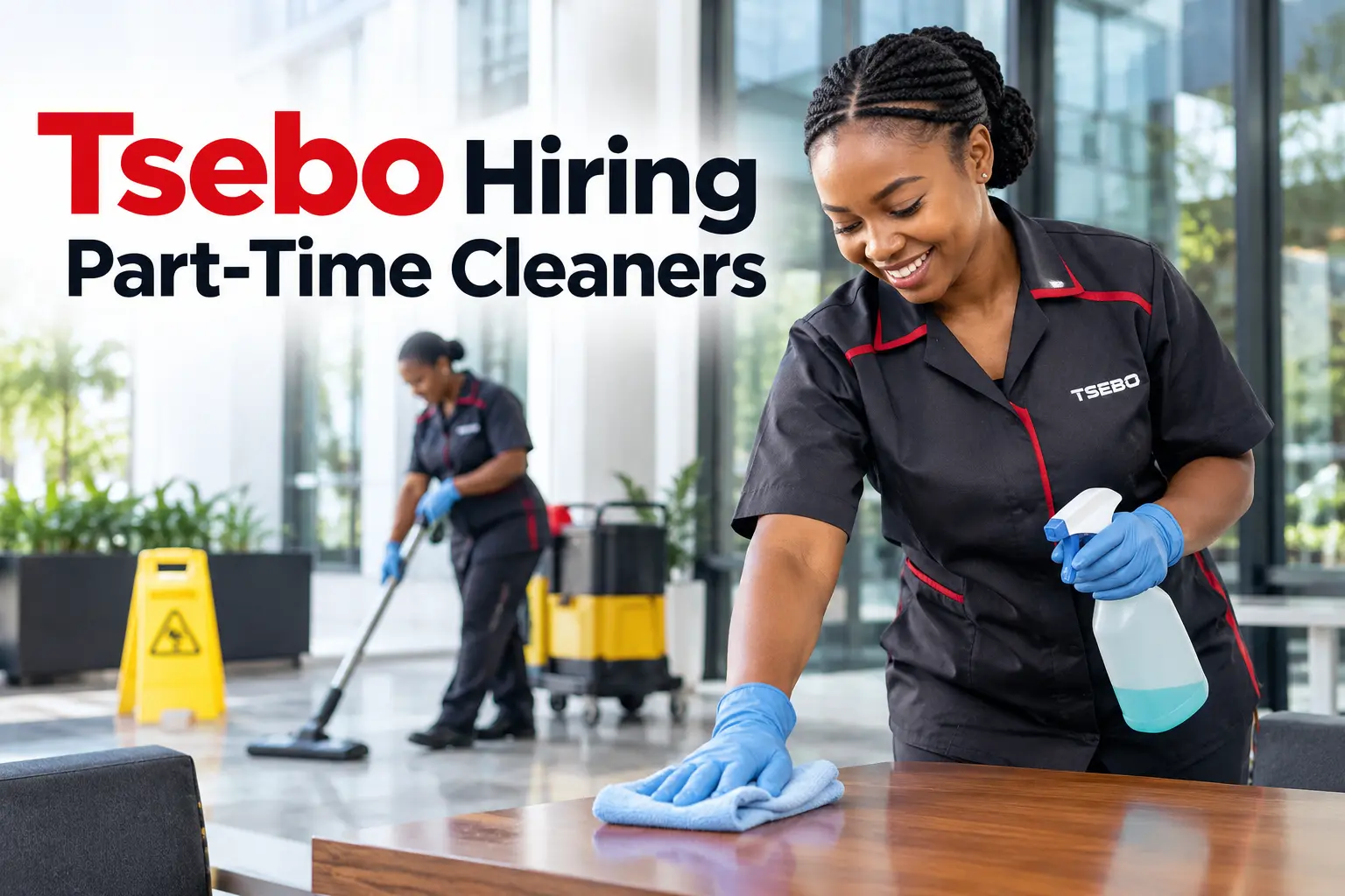 Hiring Part-Time Cleaners